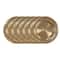 13" Gold Chargers 6 Pack by Celebrate It™